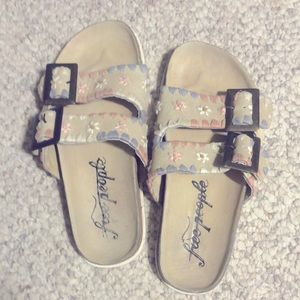 Free People | Wildflower footbed Slip On Sandals 7